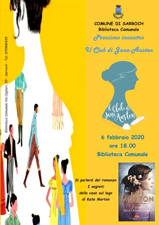 Prossimo incontro del Club di Jane Austen giovedì 6 febbraio 2020